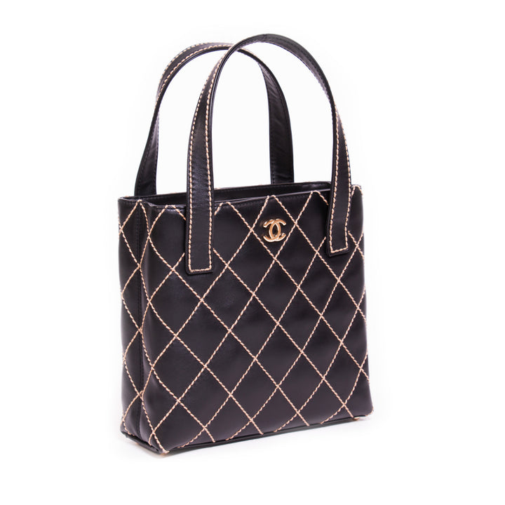 Chanel Quilted Surpique Bag - revogue