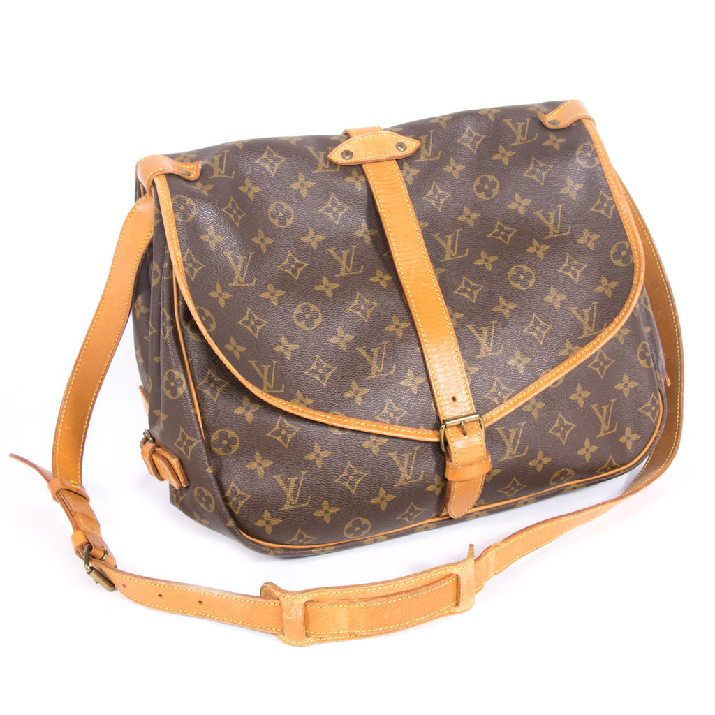 Louis Vuitton Monogram Saumur 30 M42256 Brown Cloth ref.1000826 - Joli  Closet