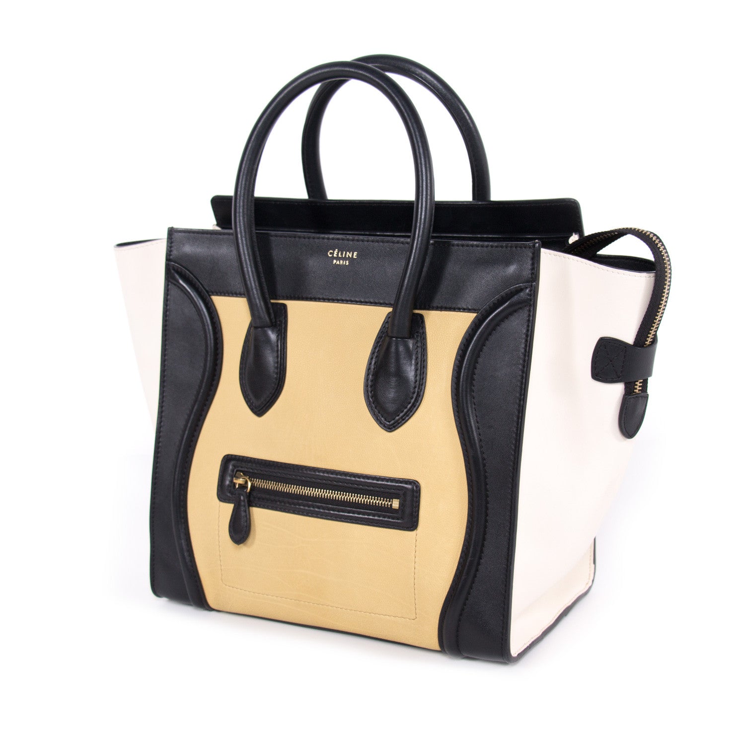 Shop Celine Tricolor Mini Luggage at Re-Vogue – revogue