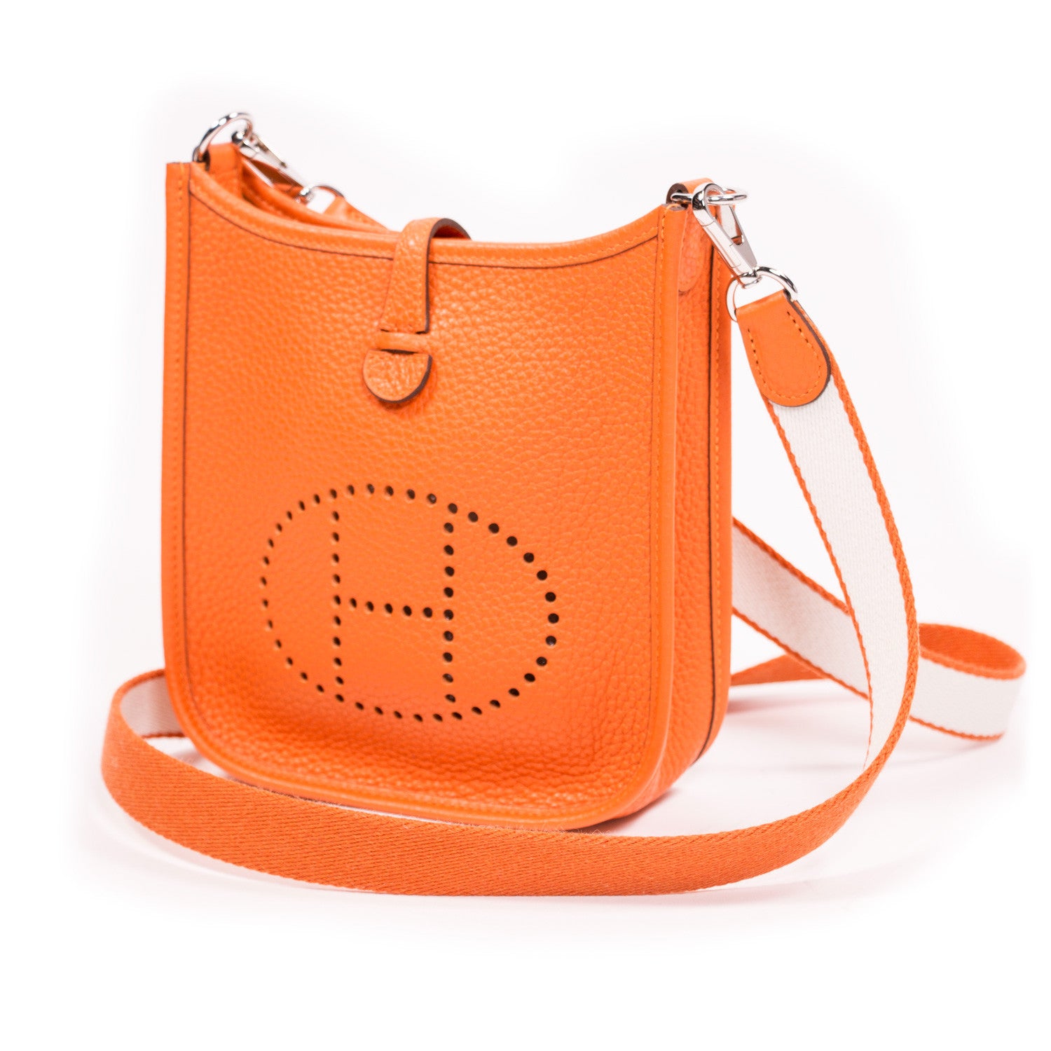 Hermès Orange Evelyne TPM Epsom Handbag in 2023