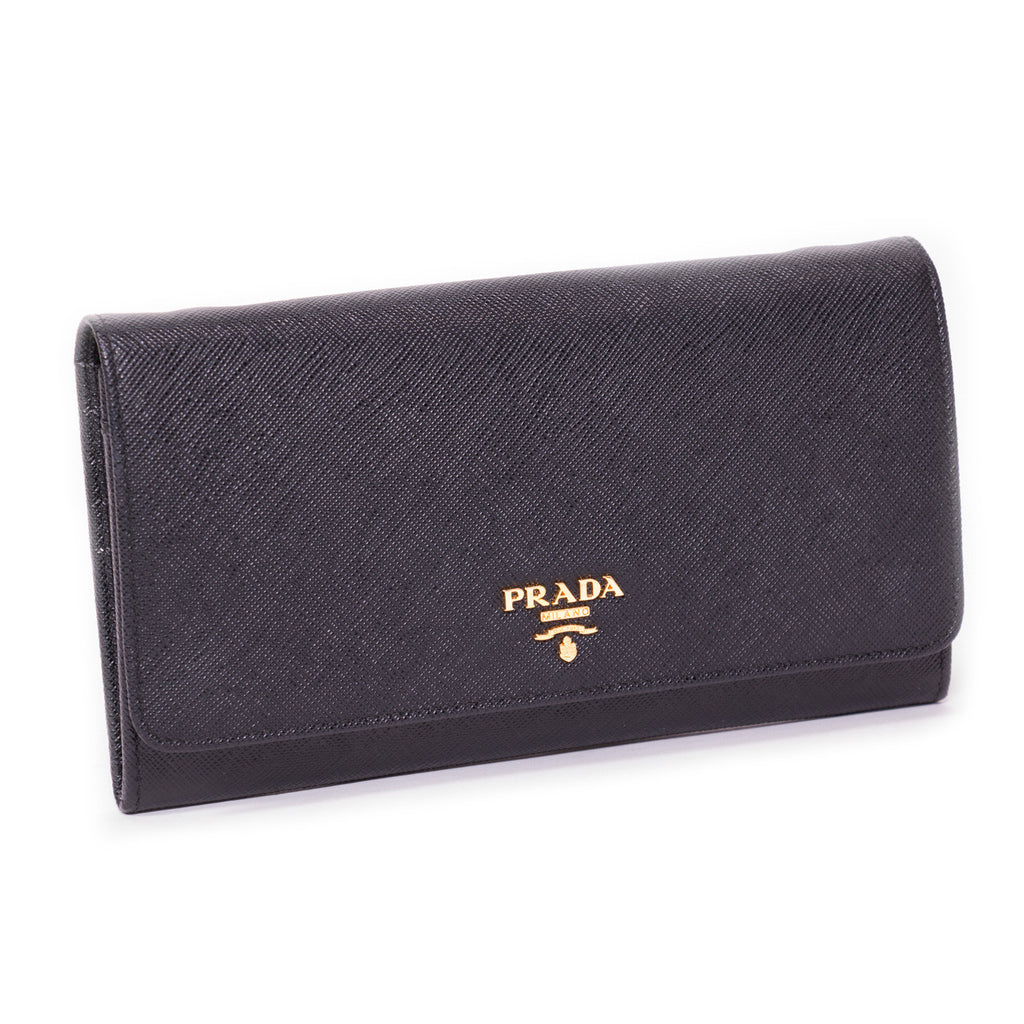 Prada Leather Chain Wallet - revogue