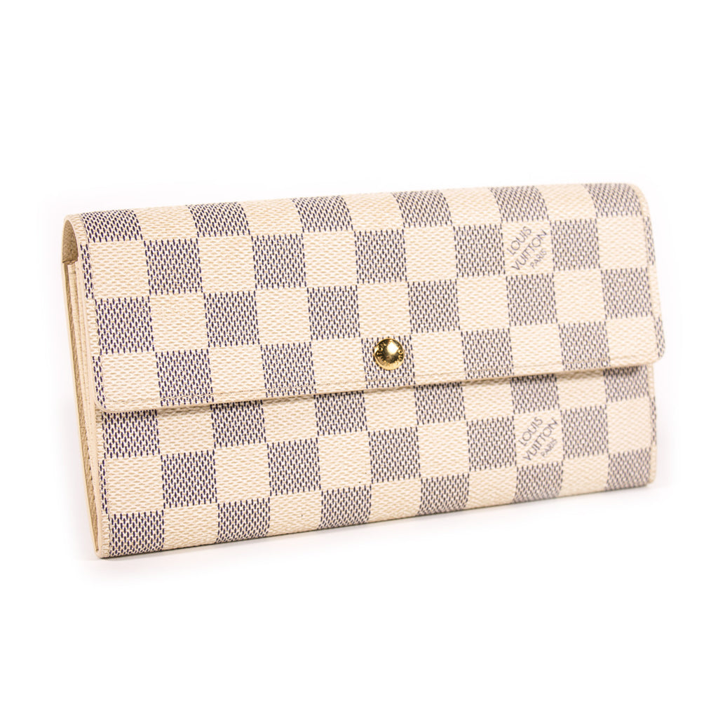 Louis Vuitton Damier Azur Sarah Wallet Accessories Louis Vuitton - Shop authentic new pre-owned designer brands online at Re-Vogue