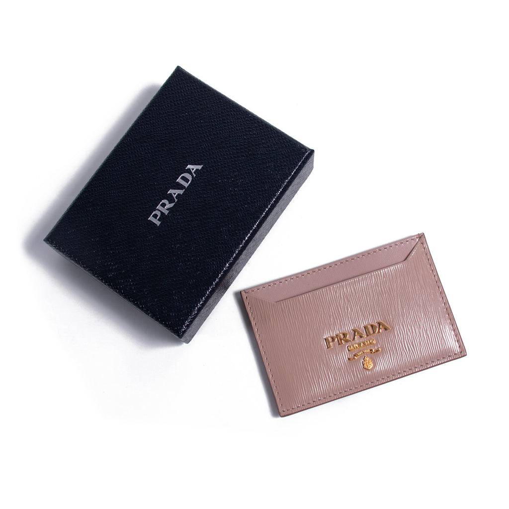 Prada Beige 5-Gusset Card Holder – The Closet