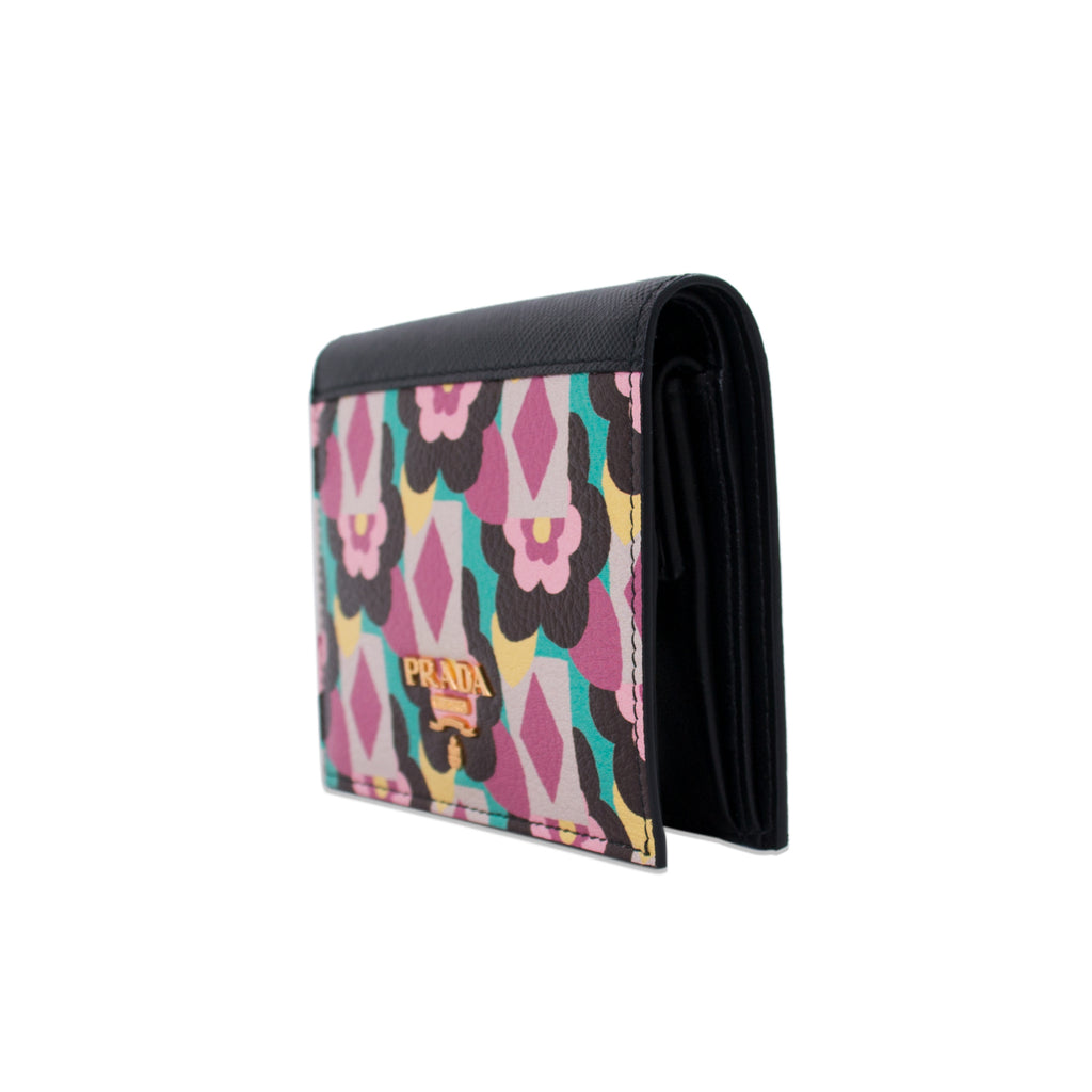 Prada Floral Flap Wallet Accessories Prada - Shop authentic new pre-owned designer brands online at Re-Vogue