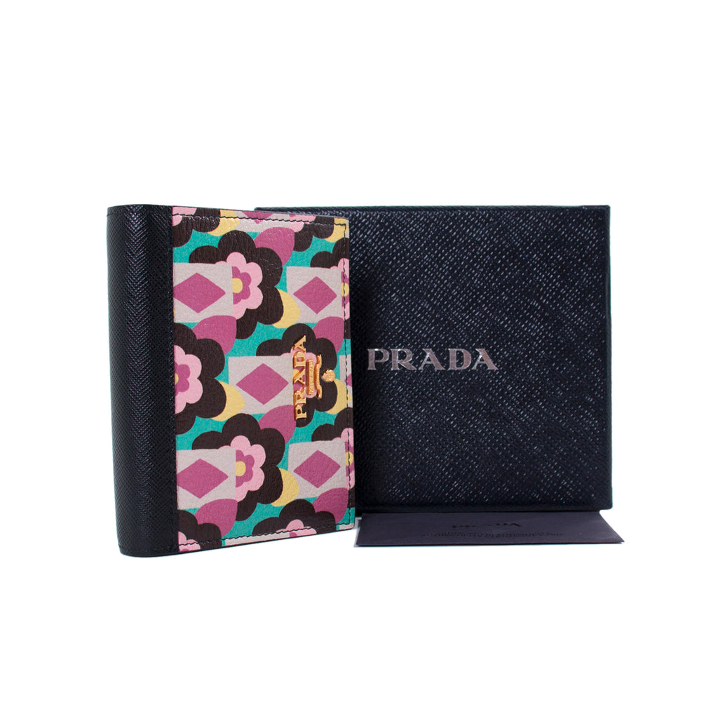 Prada Floral Flap Wallet Accessories Prada - Shop authentic new pre-owned designer brands online at Re-Vogue