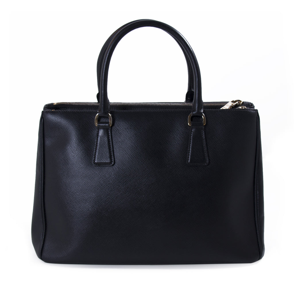 Prada Saffiano Lux Medium Double Zip Tote Bags Prada - Shop authentic new pre-owned designer brands online at Re-Vogue