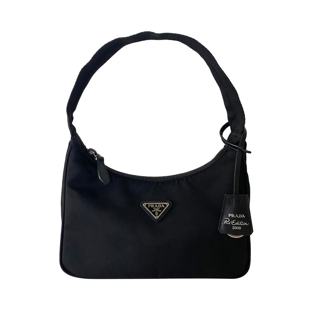 Authentic Prada Nylon Black Tote Small