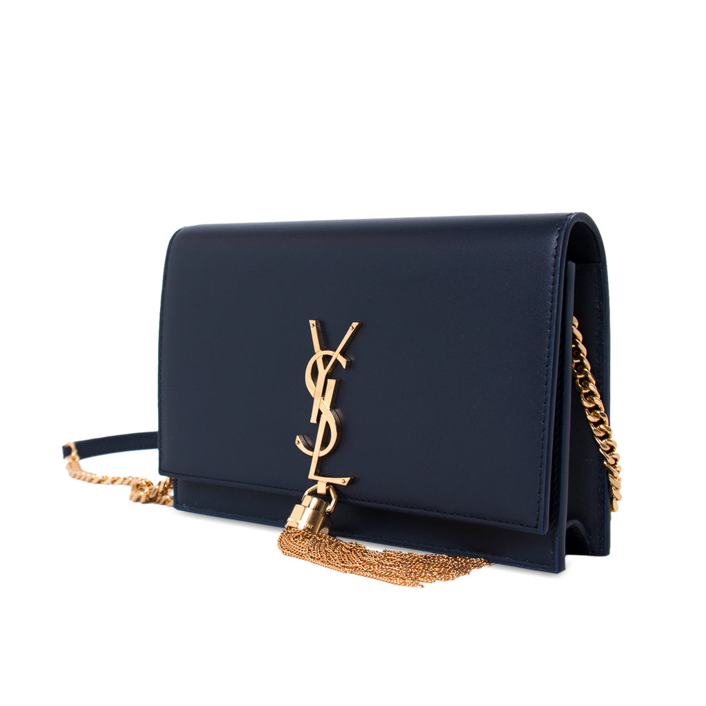 SAINT LAURENT Kate small leather shoulder bag BLACK – Top Quality Yves  Saint Laurent Bags Shop