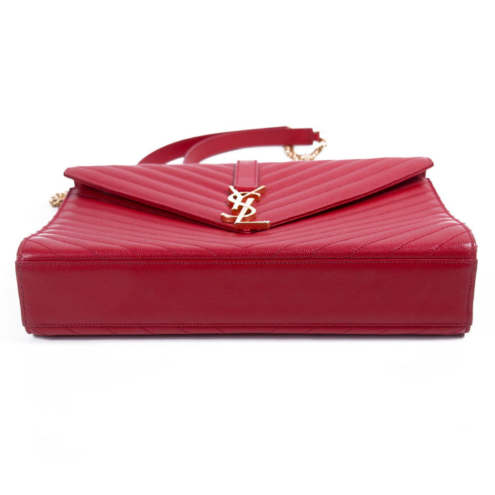 Saint Laurent Monogram Envelope Large Bag Bags Yves Saint Laurent - Shop authentic new pre-owned designer brands online at Re-Vogue