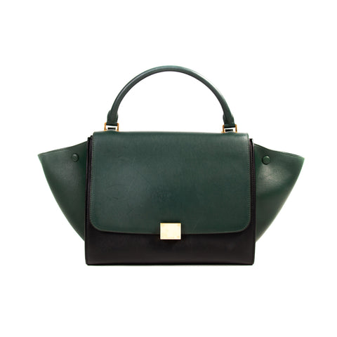 Celine Tricolor Mini Luggage Tote Bag