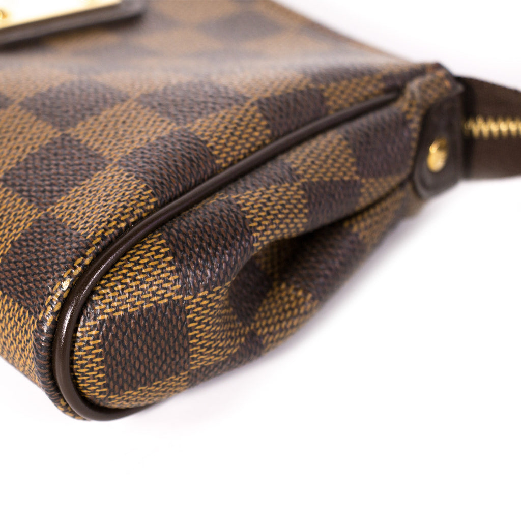 LOUIS VUITTON DAMIER EBENE EVA CLUTCH BAG (2009) - CRTBLNCHSHP