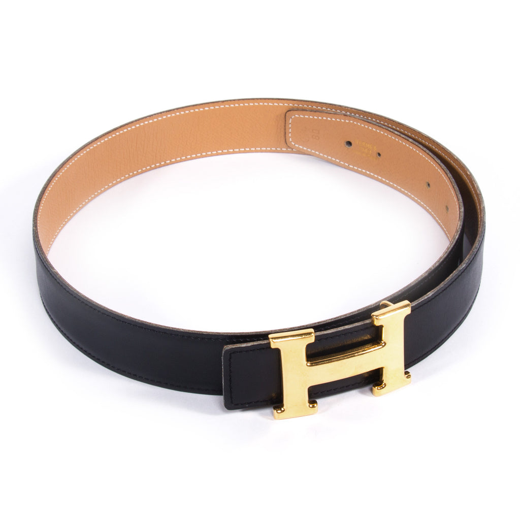 Buy Brand New & Pre-Owned Luxury Hermes Reversible H Buckle Men's Belt  Online