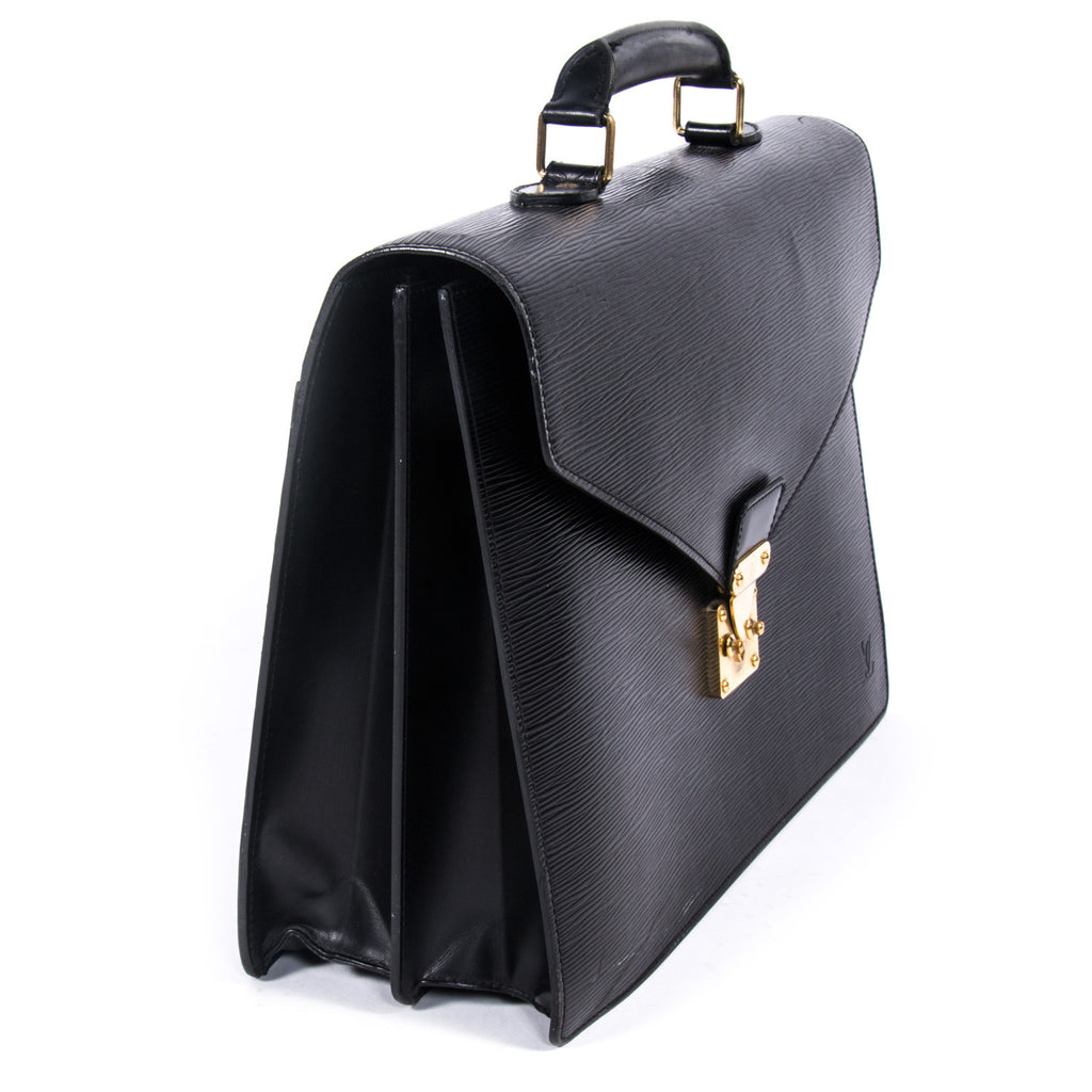 Serviette ambassadeur leather bag Louis Vuitton Brown in Leather - 37865377