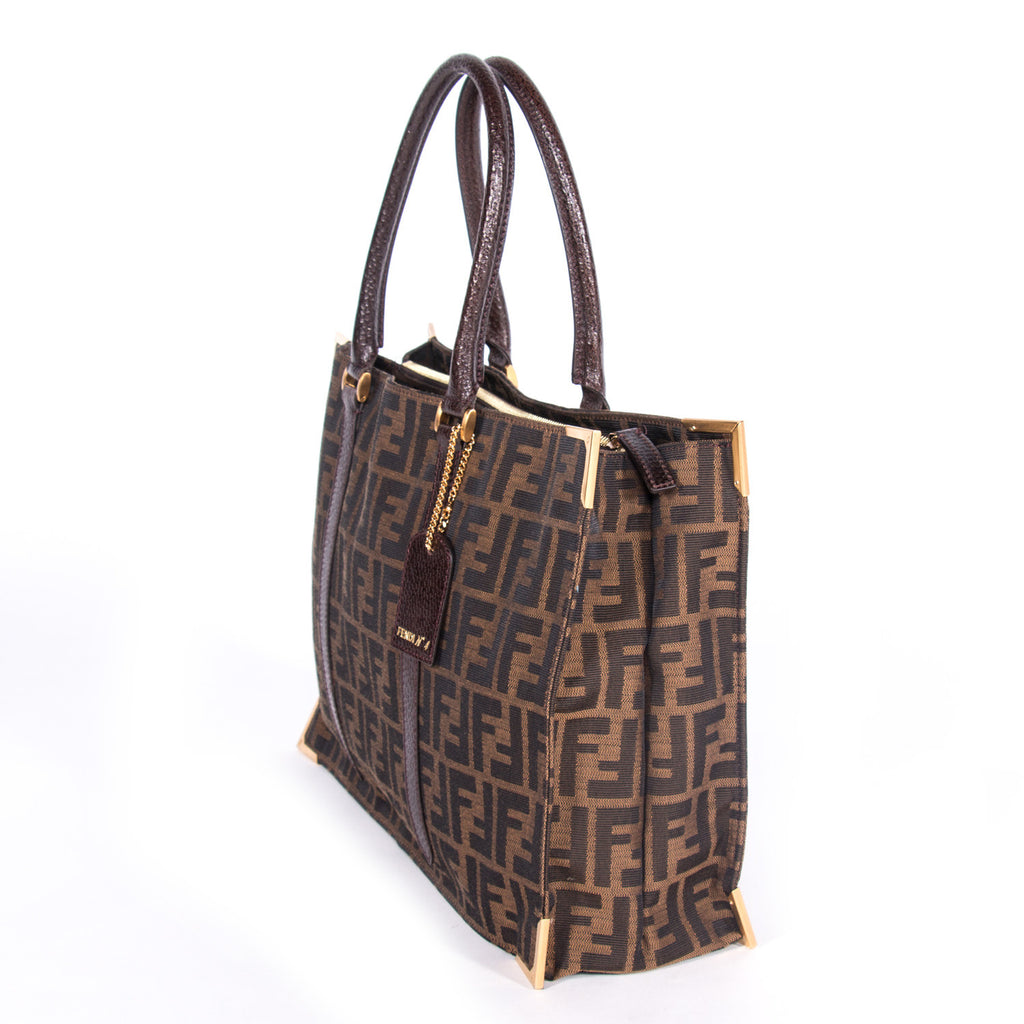 Fendi Classico No. 4 Canvas Zucca Tote Bag Bags Fendi - Shop authentic new pre-owned designer brands online at Re-Vogue