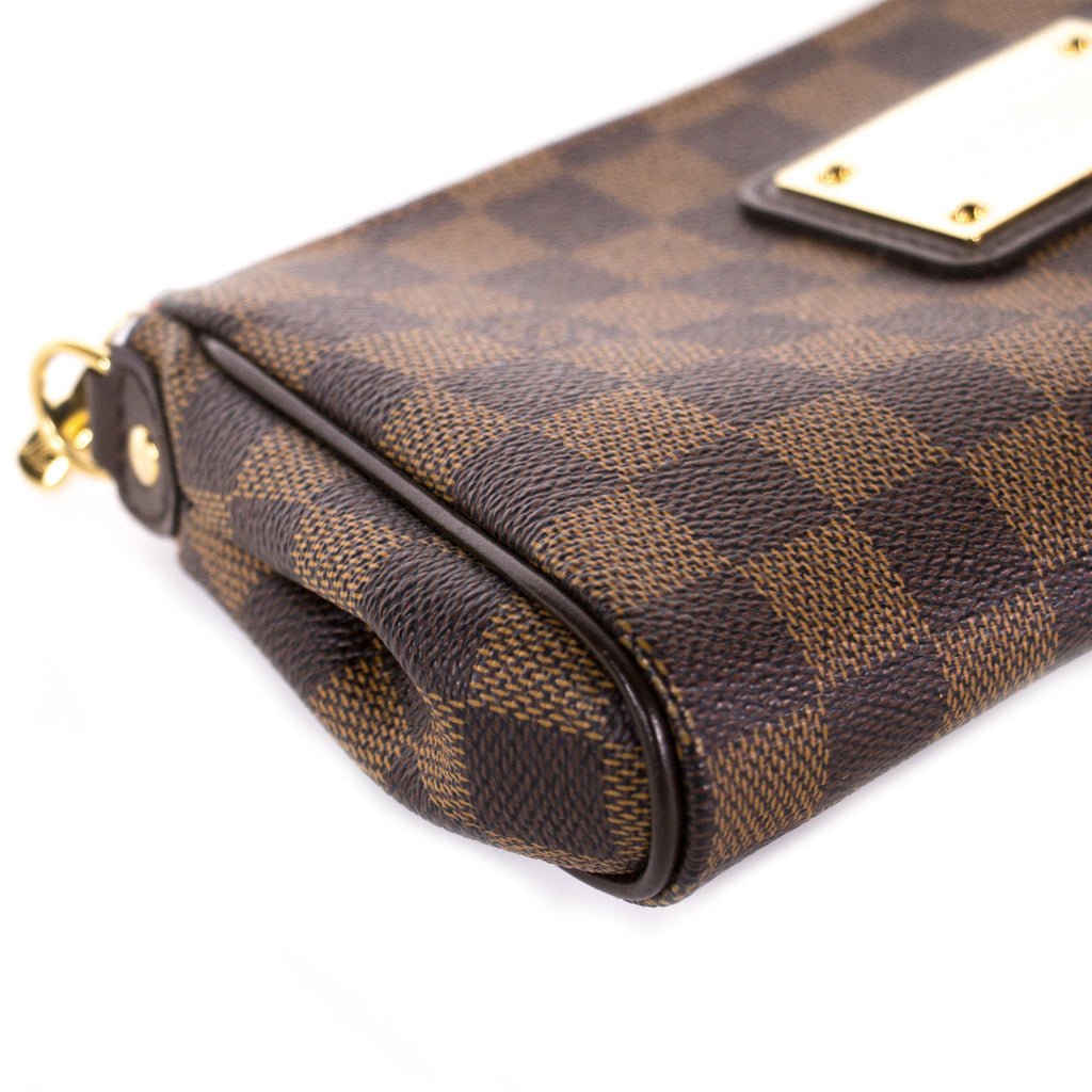 LOUIS VUITTON DAMIER EBENE EVA CLUTCH BAG (2009) - CRTBLNCHSHP