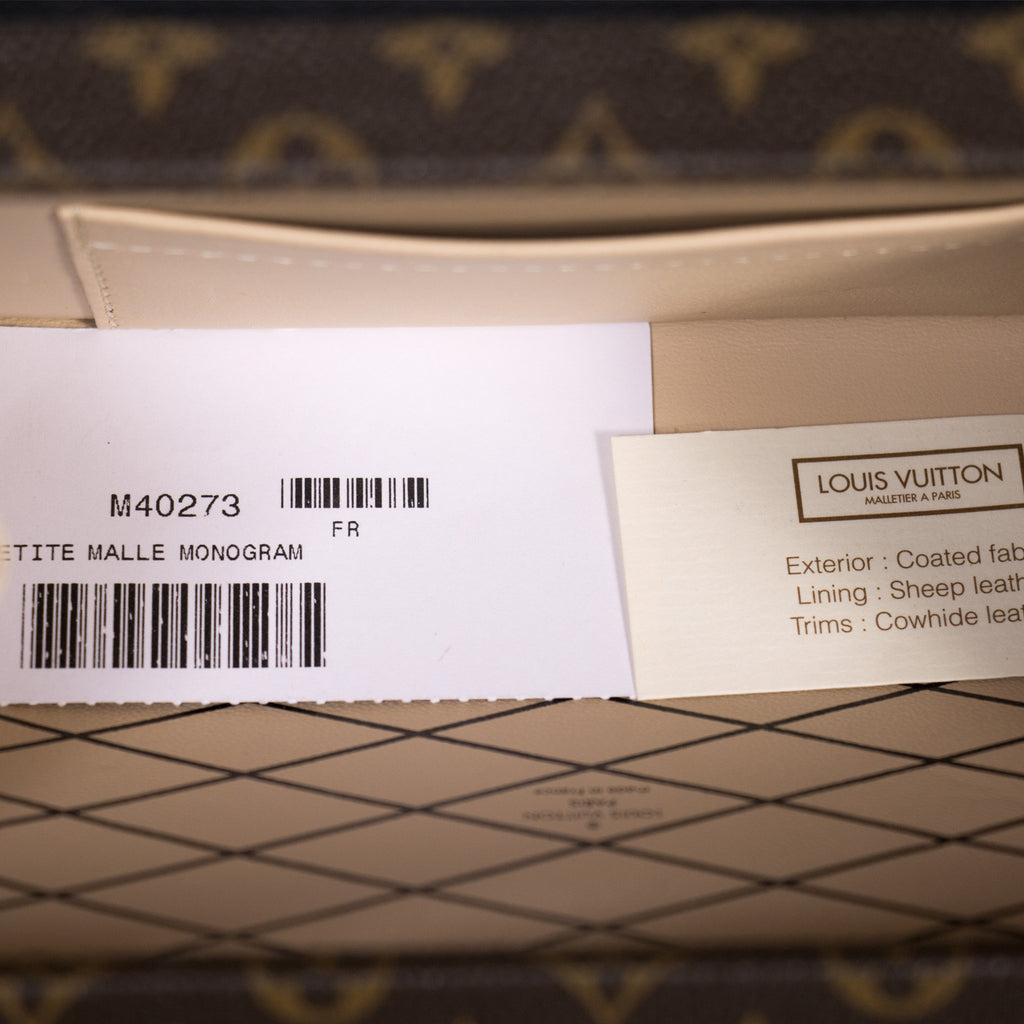 Shop Louis Vuitton PETITE MALLE 2022 SS Monogram Calfskin Leather Party  Style Elegant Style Logo (M20353) by Bellaris
