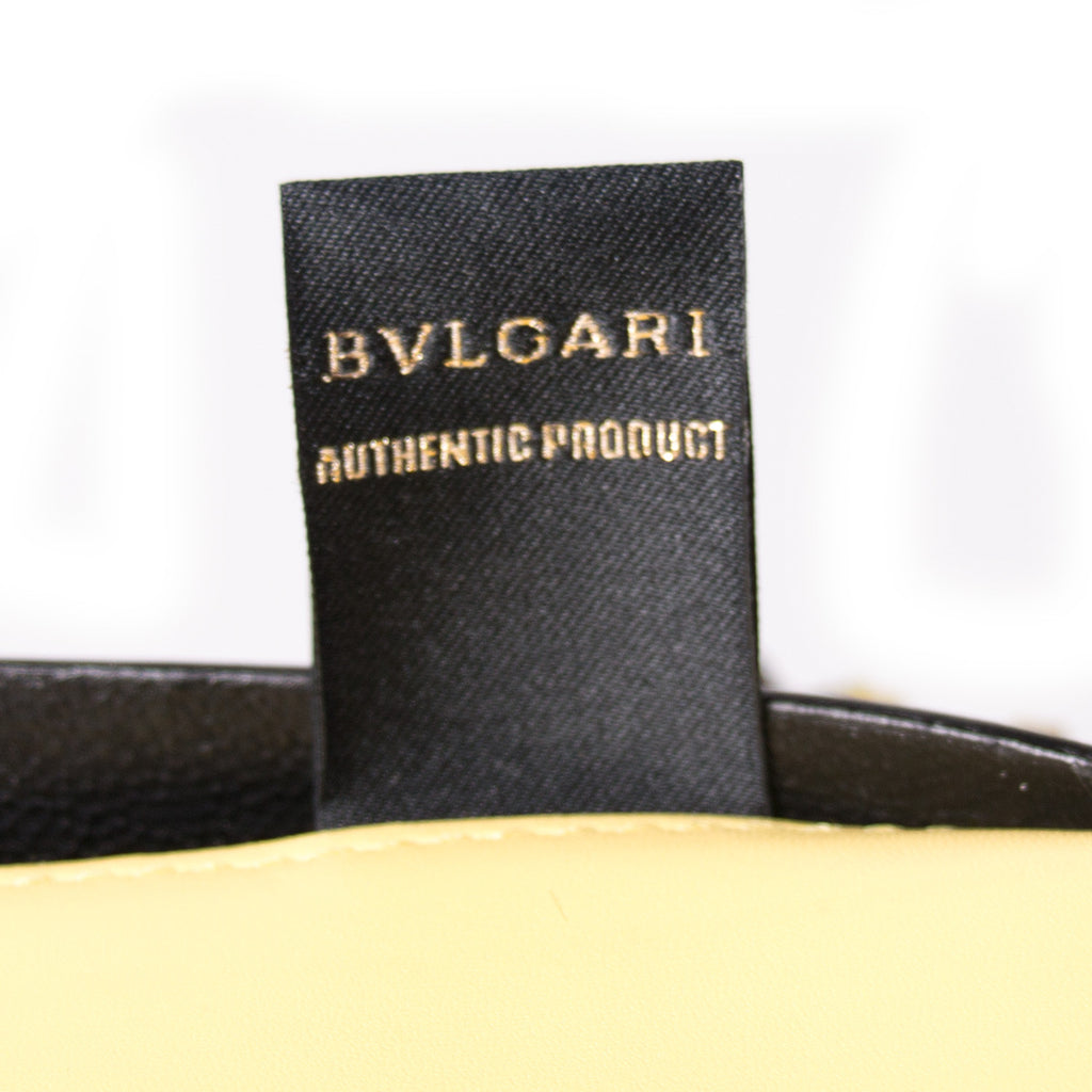 Bulgari Serpenti Forever Blush Quartz Leather Chain Wallet at FORZIERI
