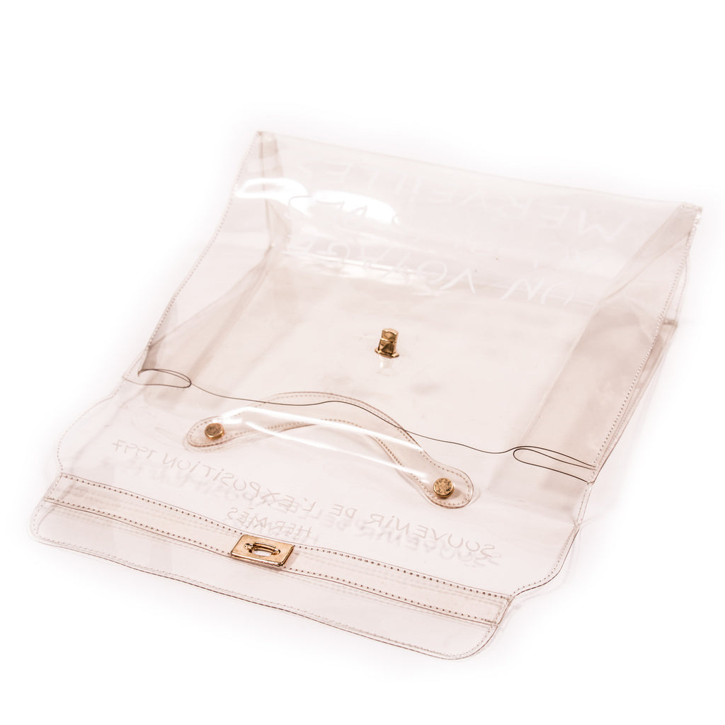 Hermes Transparent Vinyl Kelly - revogue