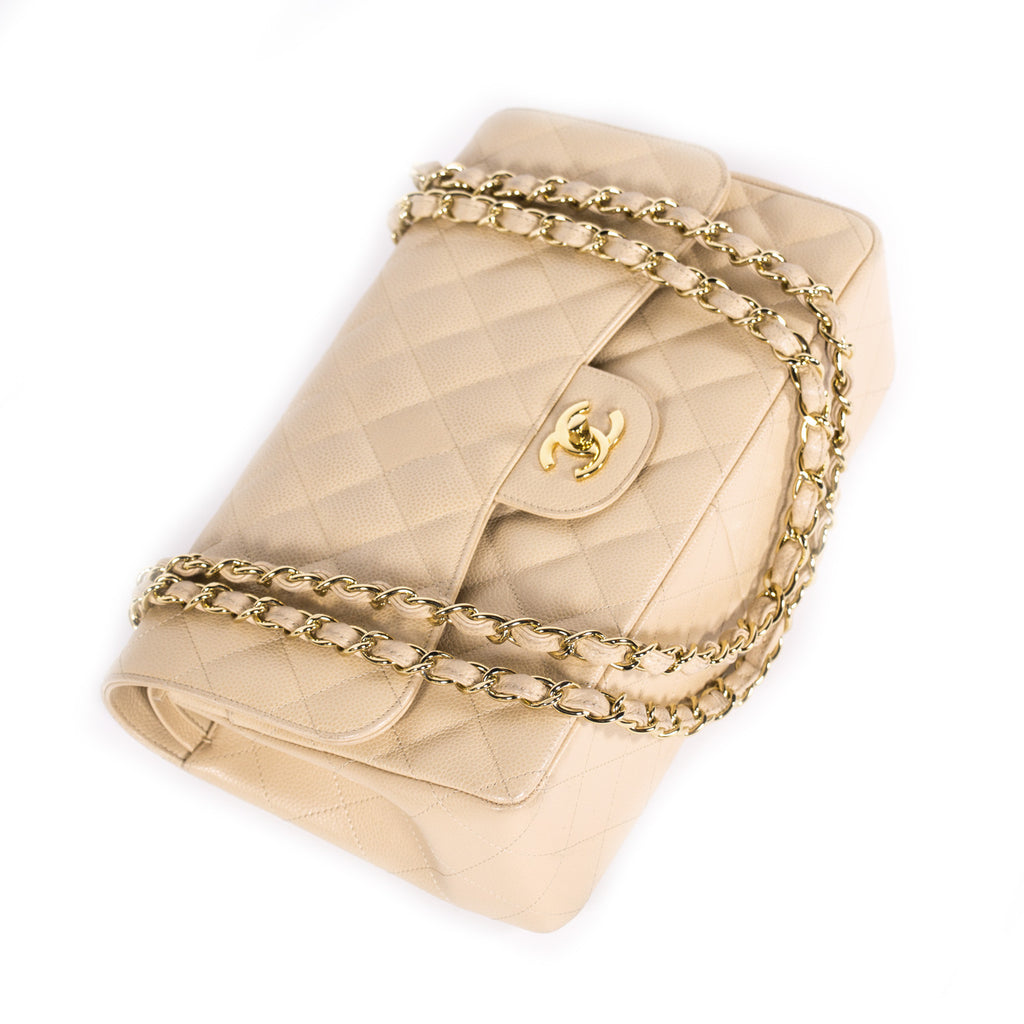 Chanel Caviar Classic Jumbo Double Flap Bag Bags Chanel - Shop authentic new pre-owned designer brands online at Re-Vogue