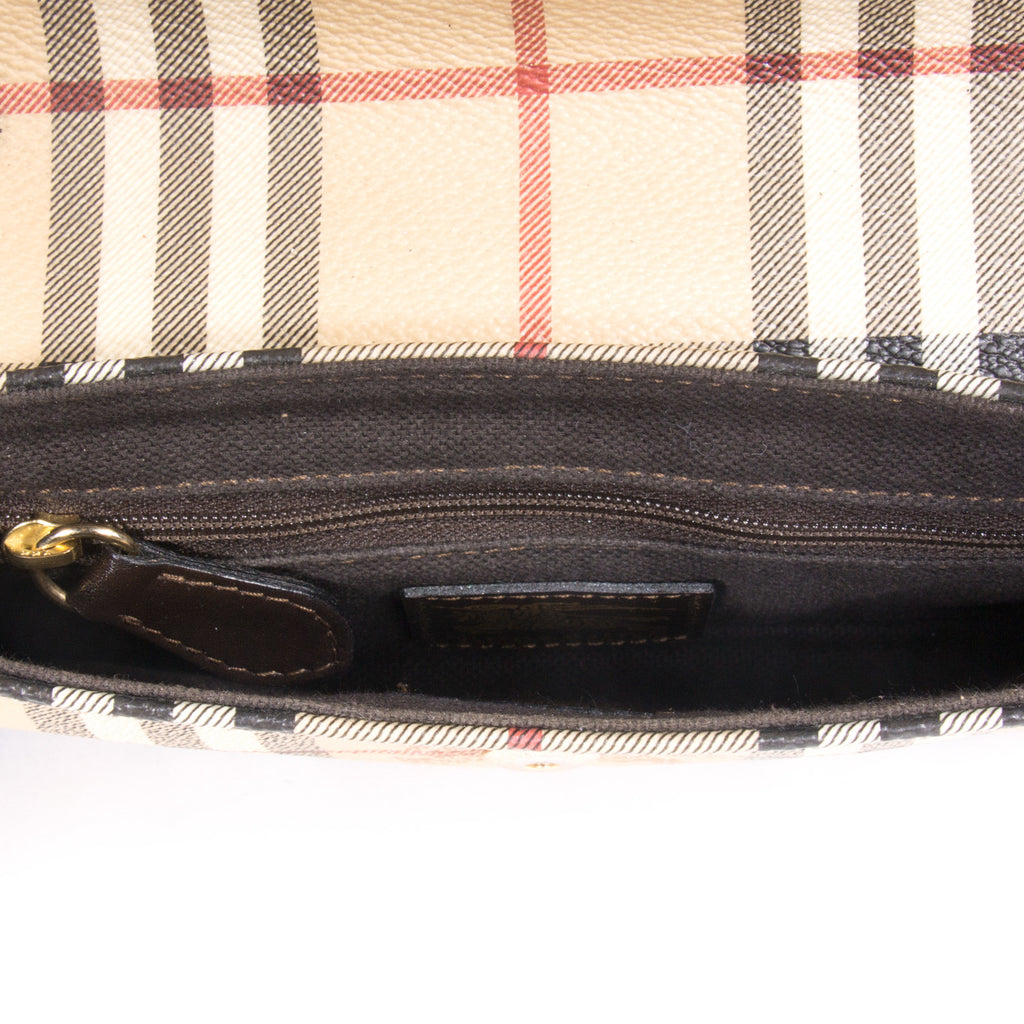 Burberry Haymarket Clutch - revogue