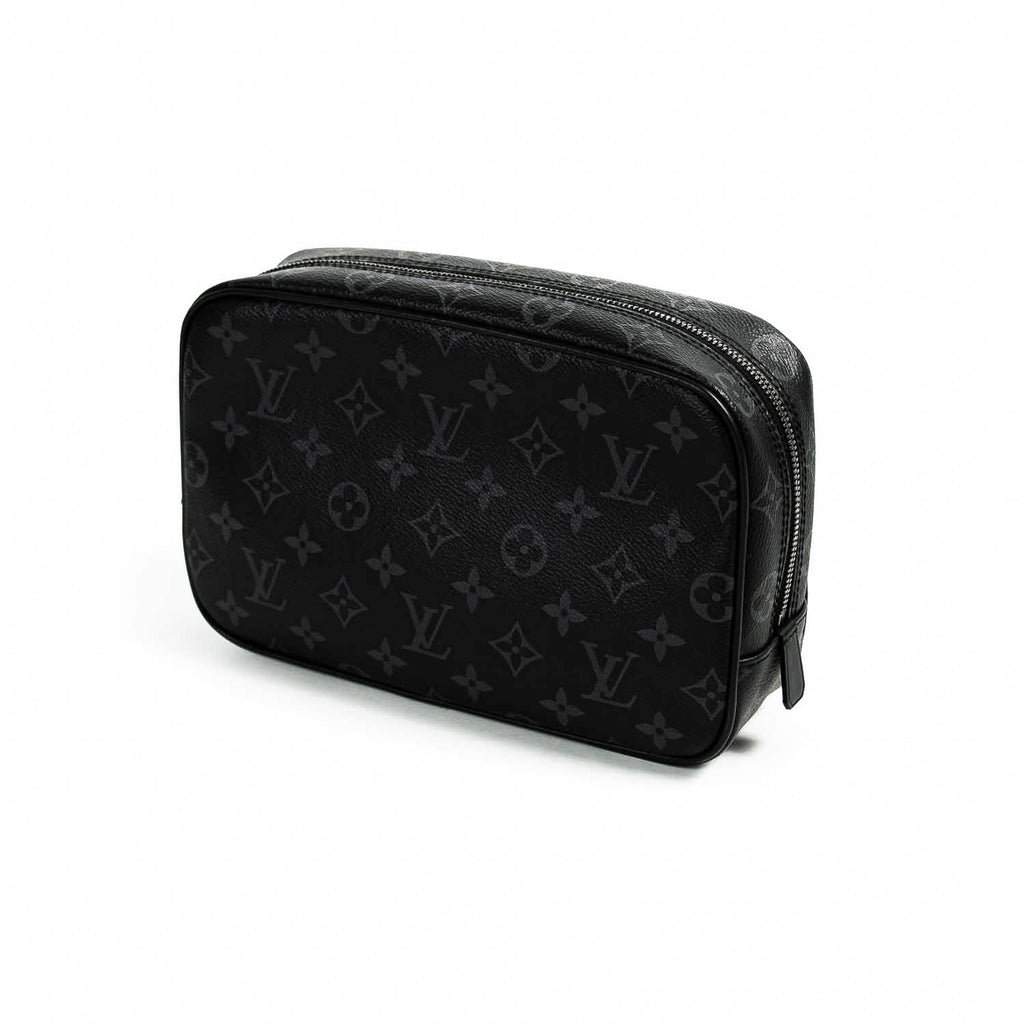 Louis Vuitton Black Monogram Eclipse Trousse Toilette PM Cosmetic Case  Leather ref.293581 - Joli Closet