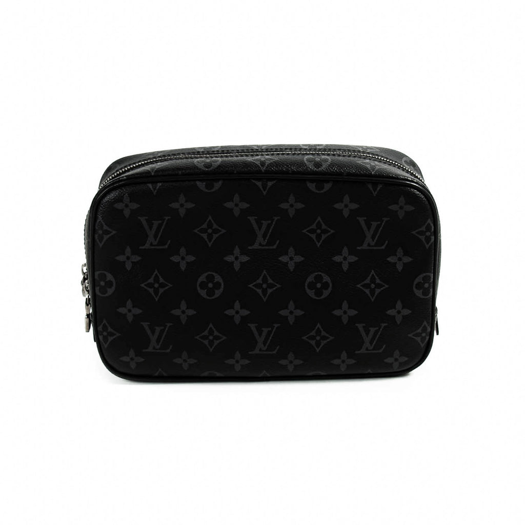 Louis Vuitton Mens Dopp Kit Toilet Pouch Monogram Eclipse – Luxe Collective