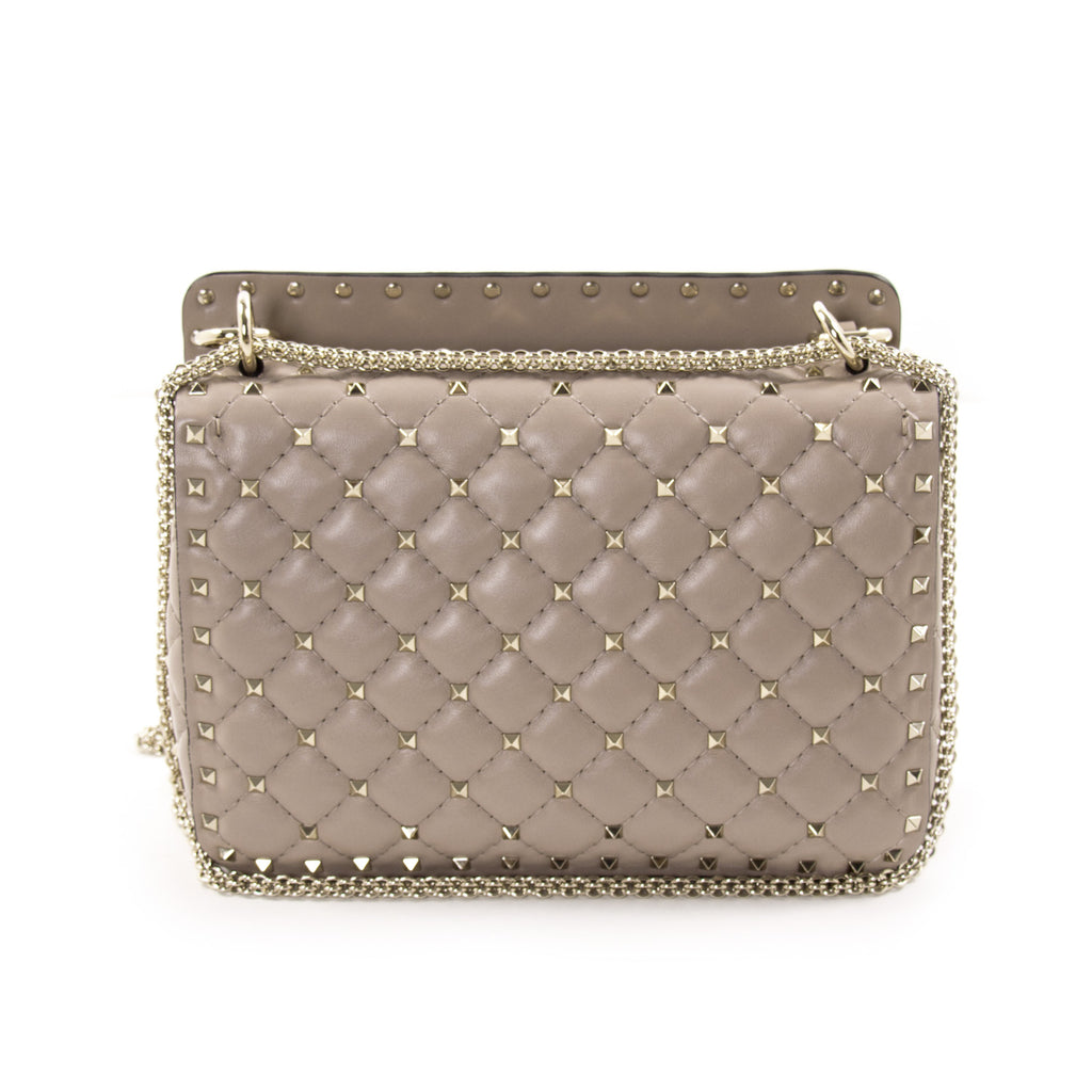 Valentino Rockstud Spike Medium Chain Shoulder Bag Bags Valentino - Shop authentic new pre-owned designer brands online at Re-Vogue