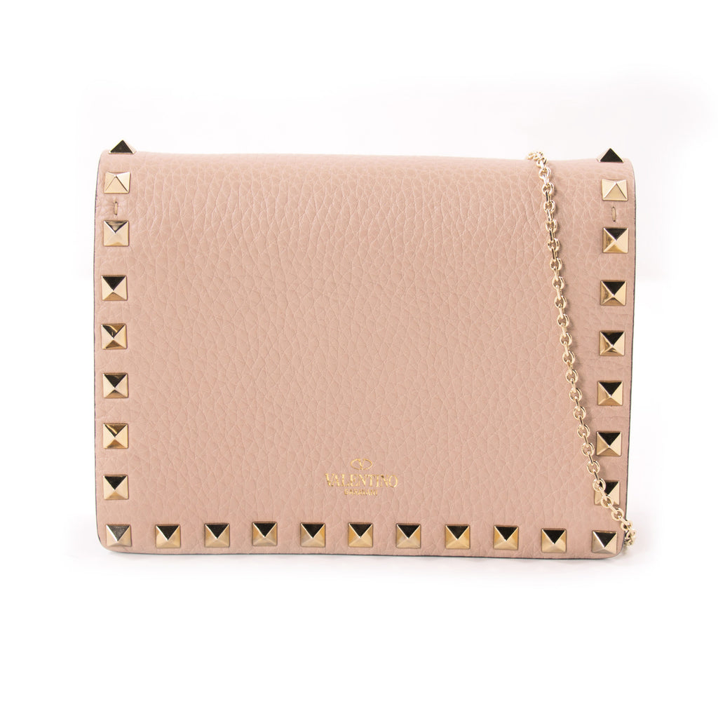 Valentino Mini Rockstud Chain Shoulder Bag Bags Valentino - Shop authentic new pre-owned designer brands online at Re-Vogue