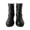 Valentino Studded Accent Combat Boots