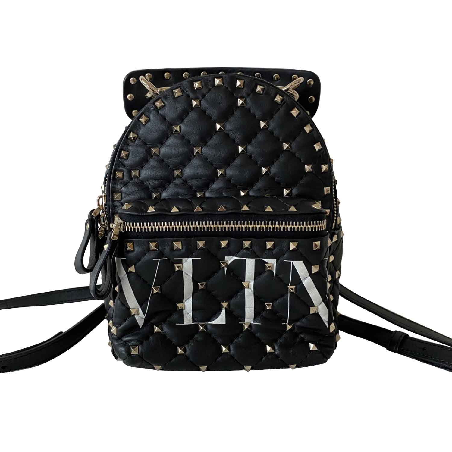 Valentino Rockstud Leather Backpack (SHG-28861) – LuxeDH