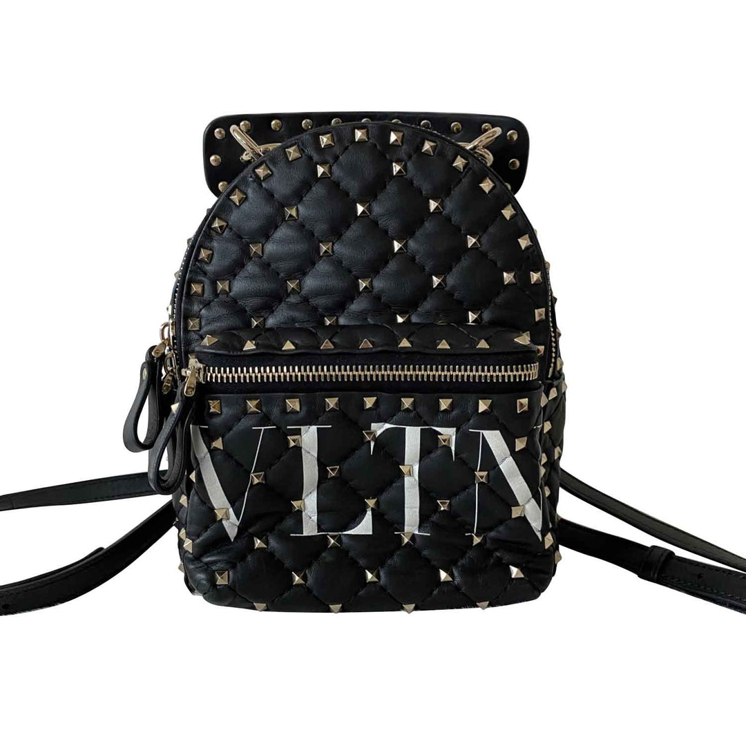 Authentic Pre-Owned Valentino VLTN Rockstud Leather Mini Backpack – revogue
