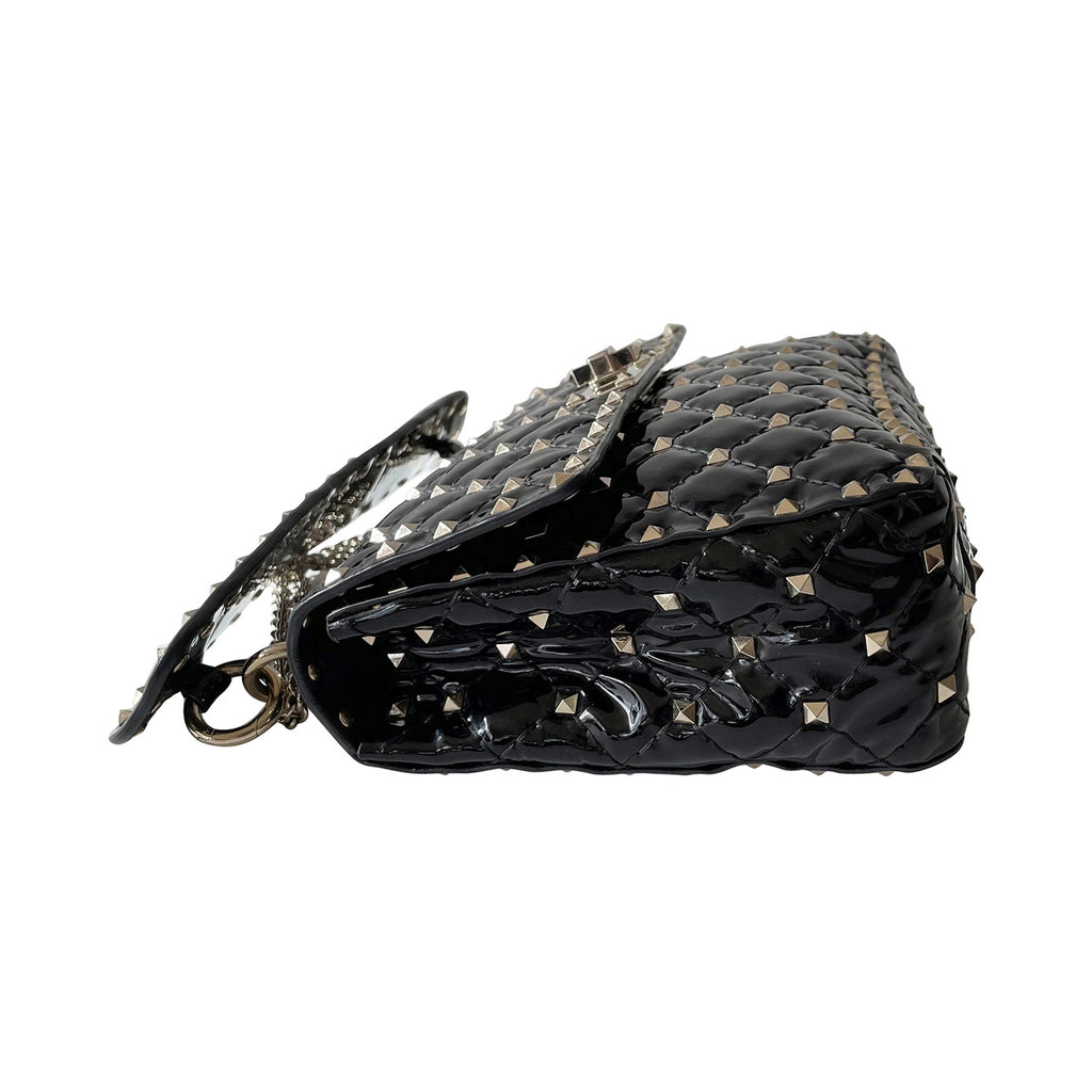 Valentino Rockstud Spike Medium Chain Shoulder Bag