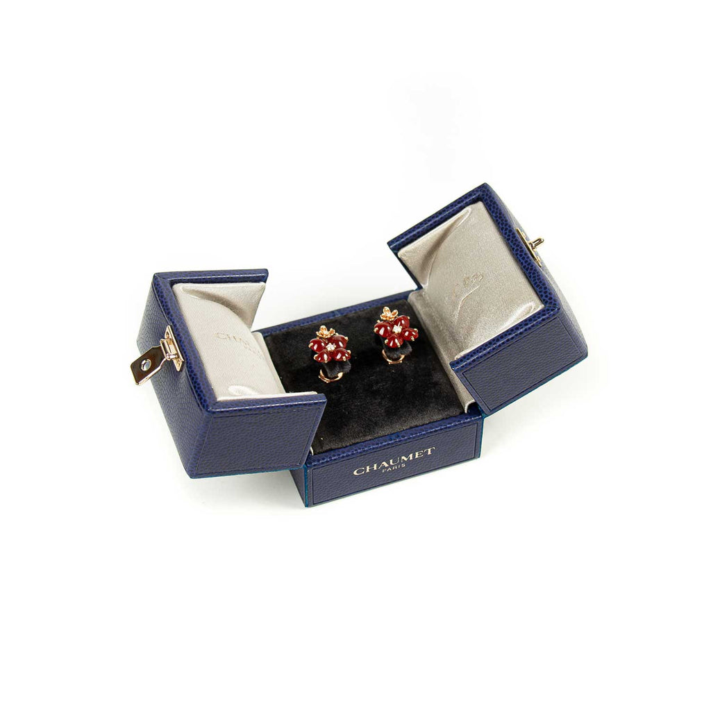 Chaumet Hortensia Aube Rosée Earrings Accessories Chaumet - Shop authentic new pre-owned designer brands online at Re-Vogue