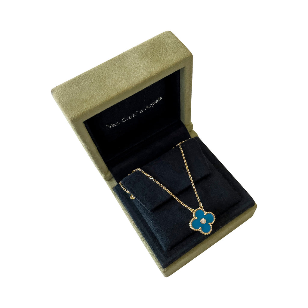 Buy Rose Gold-Toned & Blue Necklaces & Pendants for Women by CARLTON LONDON  Online | Ajio.com