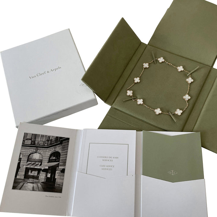 Van Cleef & Arpels Vintage Alhambra 10 Motifs Necklace